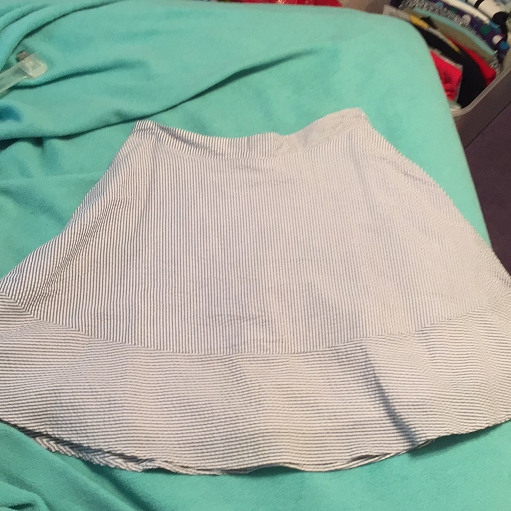 Seersucker skirt